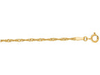 Finejewelers 10 Kt Yellow Gold 10k 16 Inch 1.7mm Classic Singapore Chain Necklace With Lobster Clasp