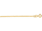 Finejewelers 10 Kt Yellow Gold 10k 7 Inch 1.20mm Mariner Link Chain Bracelet Spring Ring Clasp