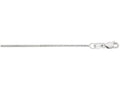 Finejewelers 10 Kt White Gold 10k 16 Inch 1.0mm Bright Cut Gourmette Chain Necklace With Lobster Clasp