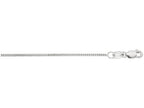Finejewelers 10 Kt White Gold 10k 16 Inch 1.0mm Bright Cut Gourmette Chain Necklace With Lobster Clasp
