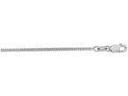 Finejewelers 10 Kt White Gold 10k 16 Inch 1.50mm Bright Cut Gourmette Chain Necklace With Lobster Clasp