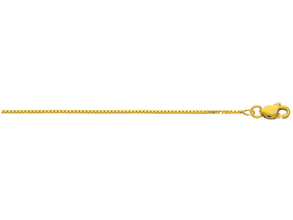 Finejewelers 10 Kt Yellow Gold 10k 16 Inch 0.8mm Box Chain Necklace With Lobster Clasp