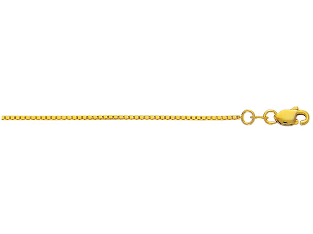 Finejewelers 10 Kt Yellow Gold 10k 16 Inch 1.0mm Box Chain Necklace With Lobster Clasp