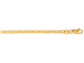 Finejewelers 10 Kt Yellow Gold 10k 7 Inch 2.30mm Bright Cut Mariner Link Chain Bracelet Lobster Clasp