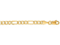 Finejewelers 10 Kt Yellow Gold 10k 18 Inch 2.80mm Bright Cut Figaro Lite Link With Lobster Clasp