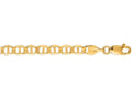 Finejewelers 10 Kt Yellow Gold 10k 7 Inch 4.50mm Bright Cut Mariner Link Chain Bracelet Lobster Clasp