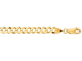 Finejewelers 10 Kt Yellow Gold 10k 8 Inch 4.70mm Bright Cut Comfort Curb Chain Bracelet Lobster Clasp