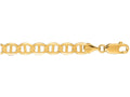 Finejewelers 10 Kt Yellow Gold 10k 7 Inch 5.50mm Bright Cut Mariner Link Chain Bracelet Lobster Clasp