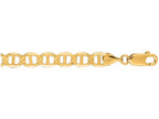 Finejewelers 10 Kt Yellow Gold 10k 7 Inch 5.50mm Bright Cut Mariner Link Chain Bracelet Lobster Clasp