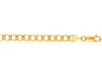 Finejewelers 10 Kt Yellow Gold 10k 8 Inch 6.10mm Bright Cut Curb Lite Chain Bracelet With Lobster Clasp