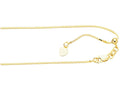 Finejewelers 10 Kt Yellow Gold 10k 22 Inch 0.85mm Classic Adjustable Box Chain Necklace Lobster Clasp