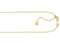 Finejewelers 10 Kt Yellow Gold 10k 22 Inch 0.90mm Adjustable Cable Chain Necklace Lobster Clasp