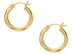 Finejewelers 10 Kt Yellow Gold 10ky Super Lite Tube Earrings