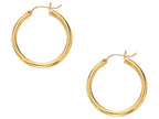 Finejewelers 10 Kt Yellow Gold Super Lite Tube Ear 3.0mm