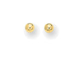 Finejewelers 14 Kt Yellow Gold 4.0mm Ball Post Earrings