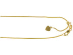 Finejewelers 14 Kt Yellow Gold 22 Inch 0.9mm Adjustable Franco Chain Necklace