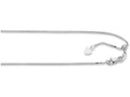 Finejewelers 14 Kt White Gold 30 Inch 0.85mm Adjustable Classic Box Chain Necklace