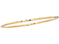 Finejewelers 14 Kt Yellow Gold 8 Inch 2.50mm Twisted Round Tube Stackable Bangle