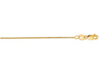 Finejewelers 14 Kt Yellow Gold 16 Inch 0.7mm Classic Box Chain Necklace With Lobster Clasp