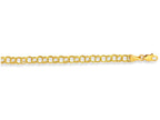 Finejewelers 14 Kt Yellow Gold 7.25 Inch Bright Cut Lite Charm Bracelet With Lobster Clasp