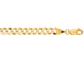 Finejewelers 14 Kt Yellow Gold 8.5 Inch 4.7mm Bright Cut Comfort Curb Bracelet Chain With Lobster Clasp