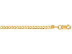 Finejewelers 14 Kt Yellow Gold 10 Inch 2.60mm Curb Type Chain Anklet With Lobster Clasp