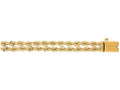 Finejewelers 14 Kt Yellow Gold 7 Inch 5.0mm Bright Cut Multi Line Rope Bracelet Chain With Box Catch Clasp
