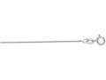 Finejewelers 14 Kt White Gold 16 Inch 0.6mm Bright Cut Wheat Chain Necklace With Spring Ring Clasp