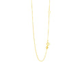 Finejewelers 14 Kt Yellow Gold 18 Inch 0.6mm Classic Box Chain Necklace Spring Ring Clasp Extender At 16 Inch