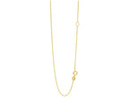 Finejewelers 14 Kt Yellow Gold 18 Inch 1.1mm Classic Cable Chain Necklace Spring Ring Clasp Extende