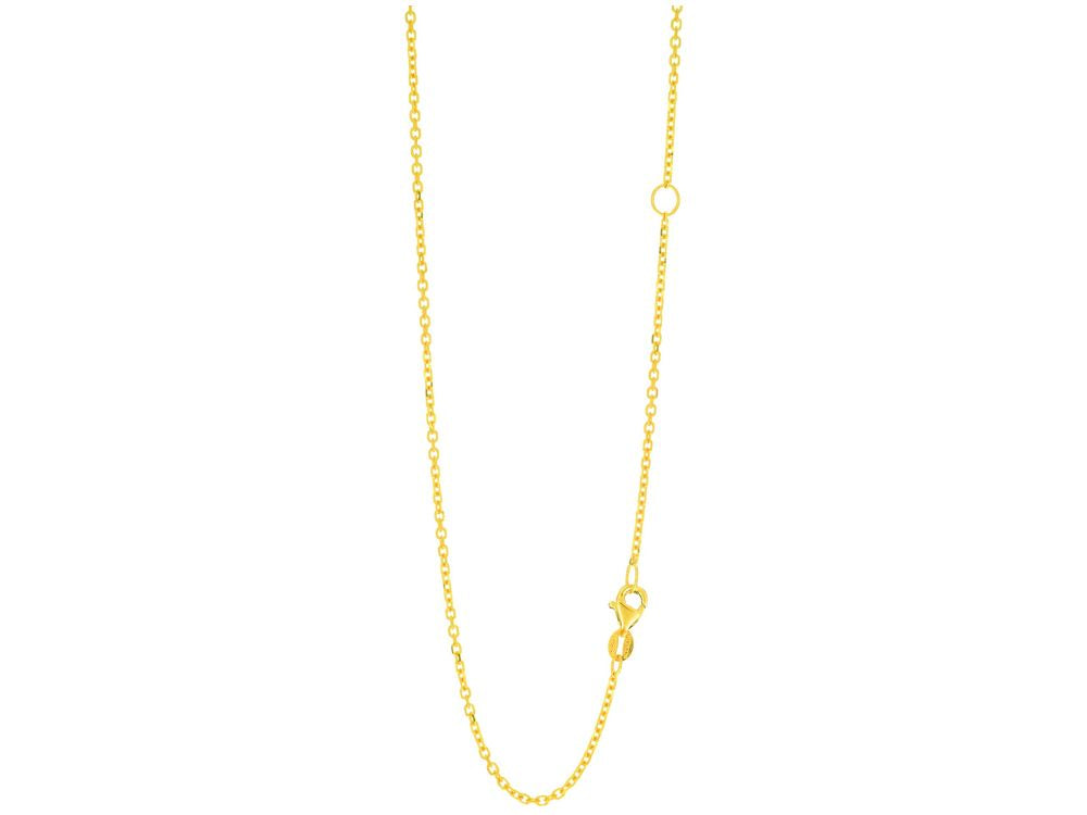 Finejewelers 14 Kt Yellow Gold 18 Inch 1.5mm Classic Cable Chain Necklace Lobster Clasp Extender Wi