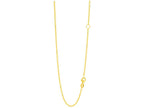 Finejewelers 14 Kt Yellow Gold 18 Inch 1.5mm Classic Cable Chain Necklace Lobster Clasp Extender Wi