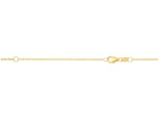 Finejewelers 14 Kt Yellow Gold 18 Inch 0.9mm Extenders At 16 Inch and 17 Inch Classic Cable Chain Necklace Wi