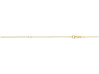 Finejewelers 14 Kt Yellow Gold 18 Inch 0.5mm Extenders At 16 Inch and 17 Inch Round Cable Chain Necklace