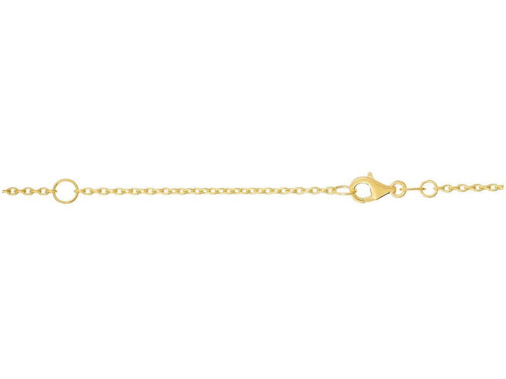 Finejewelers 14 Kt Yellow Gold 18 Inch Extendable 1.5mm Round Cable Chain Necklace Ext.at 16 Inch Lobster Clas