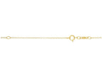 Finejewelers 14 Kt Yellow Gold 162 Inch 1.2mm Cable Chain Necklace Ext.at 16 Inch Lobster Clasp