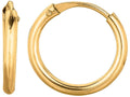 Finejewelers 14 Kt Yellow Gold 0.5x9mm Round Endless Small Hoop Earrings