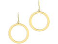 Finejewelers 14 Kt Yellow Gold Small Ring Freeform Drop Earring