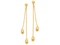 Finejewelers 14 Kt Yellow Gold Dangle Pebble Earring Fashion Dangle Earring