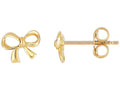 Finejewelers 14 Kt Yellow Gold 2x6.5x8mm Fancy Post Bow Shape Earring