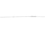 Finejewelers 14 Kt White Gold 18 Inch 0.7mm Extendable Classic Box Chain Necklace With Spring Ring Clasp