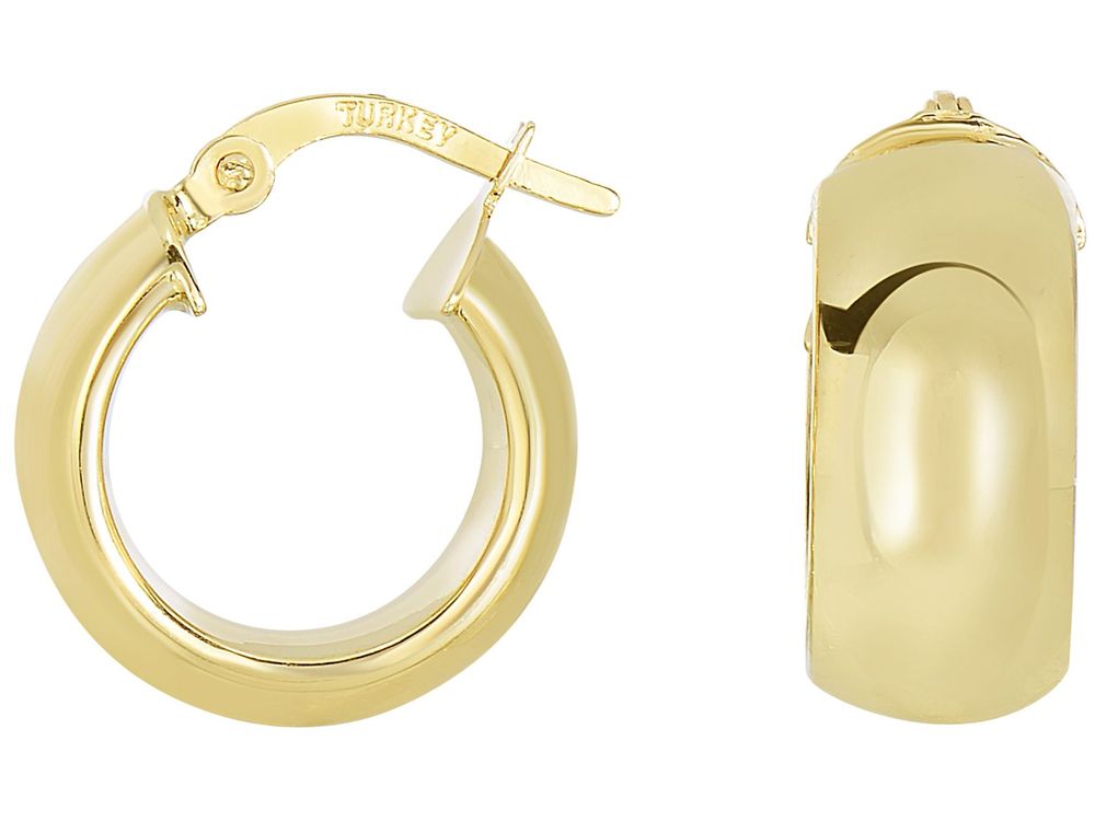 Finejewelers 14 Kt Yellow Gold Small Timeless Hoop Earring