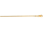 Finejewelers 14 Kt Yellow Gold 16 Inch 1.2mm Bright Cut Franco Chain Necklace With Lobster Clasp