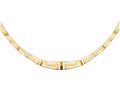 Finejewelers 14 Kt Yellow Gold 17 Inch Graduated Greek Key Fancy Necklace With Box Catch Clasp