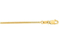 Finejewelers 14 Kt Yellow Gold 16 Inch 1.5mm Bright Cut Gourmette Chain Necklace With Lobster Clasp