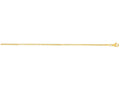 Finejewelers 14 Kt Yellow Gold 18 Inch 1.8mm Square Hollow Classic Box Chain Necklace With Lobster Clasp