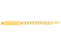 Finejewelers 14 Kt Yellow Gold 8.5 Inch 7.8mm Lite Miami Cuban Link Id-bracelet With Lobster Clasp