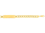 Finejewelers 14 Kt Yellow Gold 8.5 Inch 7.8mm Lite Miami Cuban Link Id-bracelet With Lobster Clasp