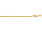 Finejewelers 18 Kt Yellow Gold 16 Inch 0.6mm Classic Box Chain Necklace With Lobster Clasp