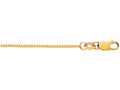 Finejewelers 18 Kt Yellow Gold 16 Inch 0.8mm Classic Box Chain Necklace With Lobster Clasp